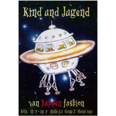 2001 Illustraties Van Happen Fashion beurs Duitsland