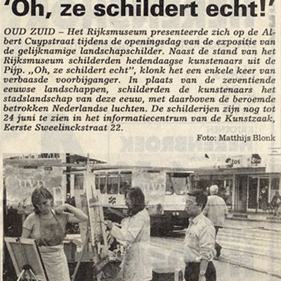 2002 Schildersessie Rijksmuseum Amsterdam
